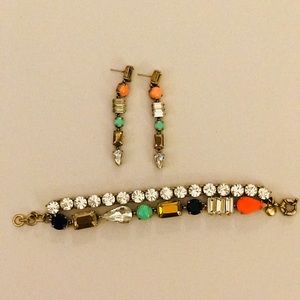 J. Crew Earrings and Bracelet